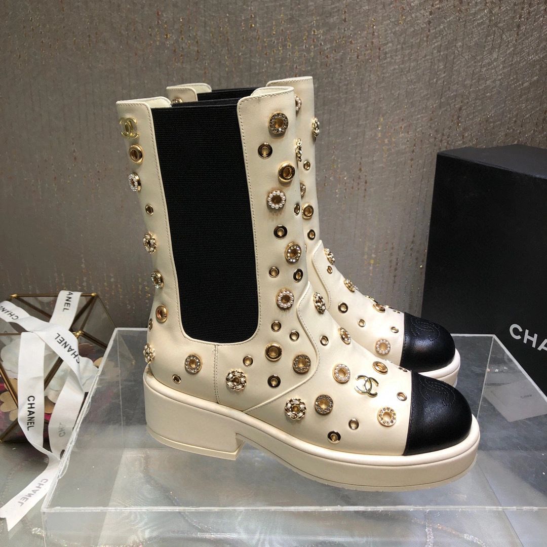 coco- heel height ：4.5cm， Forefoot 2cm，Barrel height ：20cm。 Calfskin Sheepskin item:B-X198J2012